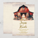 Search for red barn wedding invitations Elegant