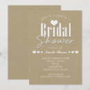 Search for kraft paper bridal shower invitations Rustic