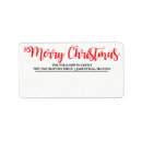 Search for package return address labels Merry christmas