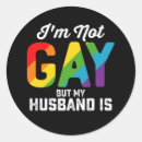 Search for my husband stickers Lesbian