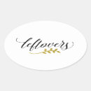 Search for oval gold stickers Typography