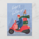 Search for scooter christmas cards Whimsical