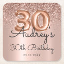 Search for 30th birthday coasters Rose gold