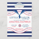 Search for little sailor baby shower invitations Navy