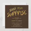 Search for shhh birthday invitations Fifty
