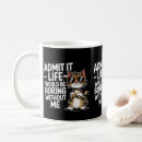 Search for boring life mugs Cat lover