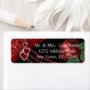 Search for ruby wedding anniversary return address labels Elegant