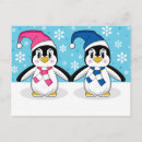 Search for two penguins postcards Cute