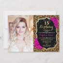 Search for pink animal pattern invitations Cheetah