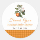 Search for orange gingham stickers Vintage