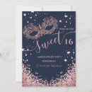 Search for masquerade sweet 16 invitations Princess