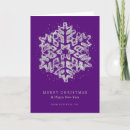 Search for purple christmas cards Silver