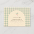 Search for the little sprout Locally grown baby