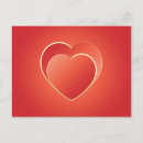 Search for heart border postcards Red