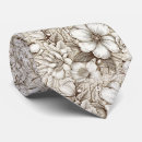 Search for monochrome ties Botanical