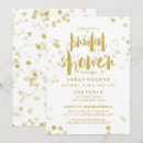 Search for gold foil bridal shower invitations Calligraphy