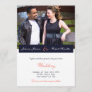 Search for navy blue and coral wedding invitations Elegant