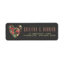 Search for romantic floral return address labels Whimsical
