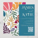 Search for vibrant wedding invitations Colourful