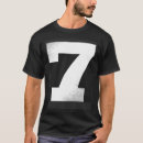 Search for number 7 tshirts Numbers
