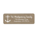 Search for rustic anchor return address labels Coastal