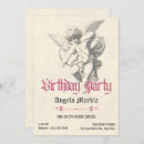 Search for angel birthday invitations Gothic