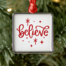 Search for believe christmas tree decorations Typography