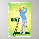 Search for sports club posters Golfer