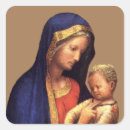 Search for christ child stickers Mother mary