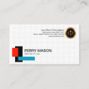 Search for legal counsel business cards Scales of justice