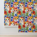 Search for whimsical cat art Watercolor