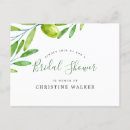 Search for handwritten bridal shower invitations Green