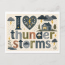 Search for thunderstorms postcards Lightning