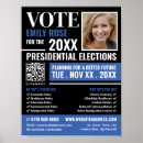 Search for political campaign posters Voting