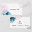 Search for etheric business cards Watercolor