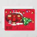 Search for vintage camper christmas cards Red