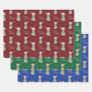 Search for terrier wrapping paper Red