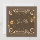 Search for swirly wedding invitations Retro