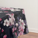 Search for cherry blossoms tablecloths White