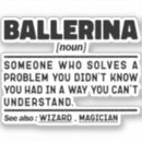 Search for funny ballerina stickers Ballet