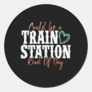 Search for train station stickers Kind of day