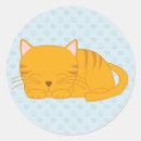Search for orange cat stickers Pets