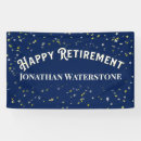 Search for retirement banners Blue