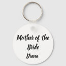 Search for mother of the bride key rings Black and white