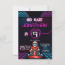 Search for go kart birthday invitations Racer