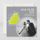 Search for 1st anniversary party invitations Grey