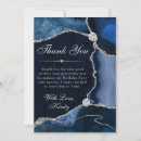 Search for blue and silver thank you cards Elegant script