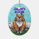Search for orange and white cat christmas tree decorations Pets