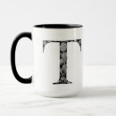 Search for letter t mugs Typography