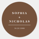 Search for dark brown stickers Minimalist